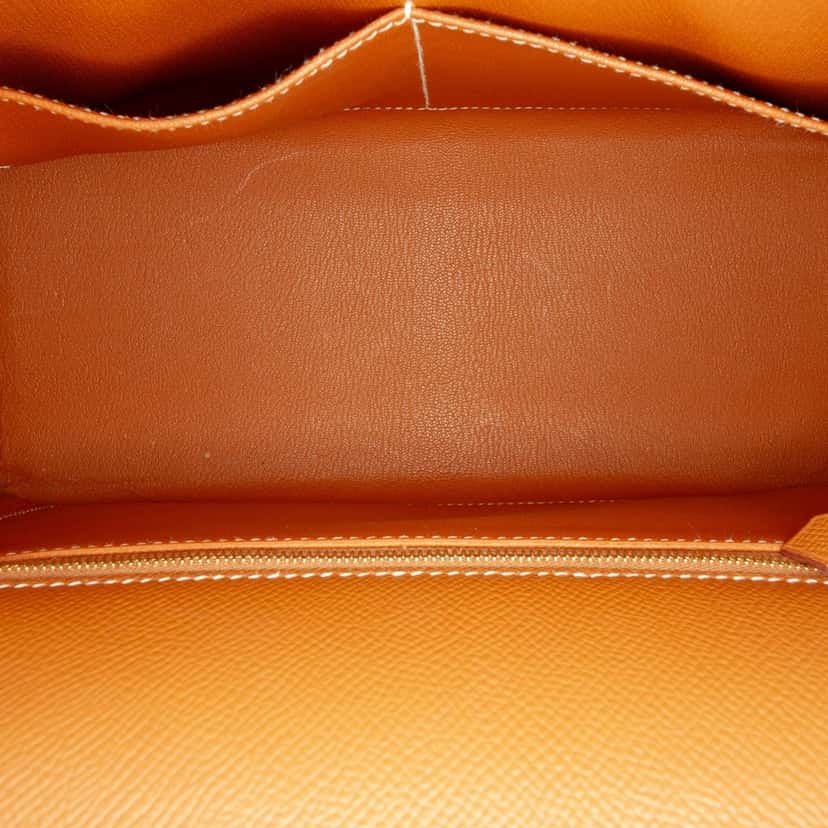 Hermès Epsom Kelly II Sellier 28 Brown Leather Very good condition - Model View