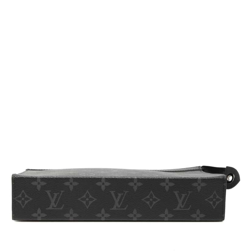 Louis Vuitton Monogram Eclipse Pochette Voyage MM Black Very good condition - Inside View