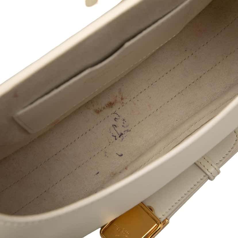 Dior Medium Leather Bobby Crossbody White Leather Very good condition - Box View