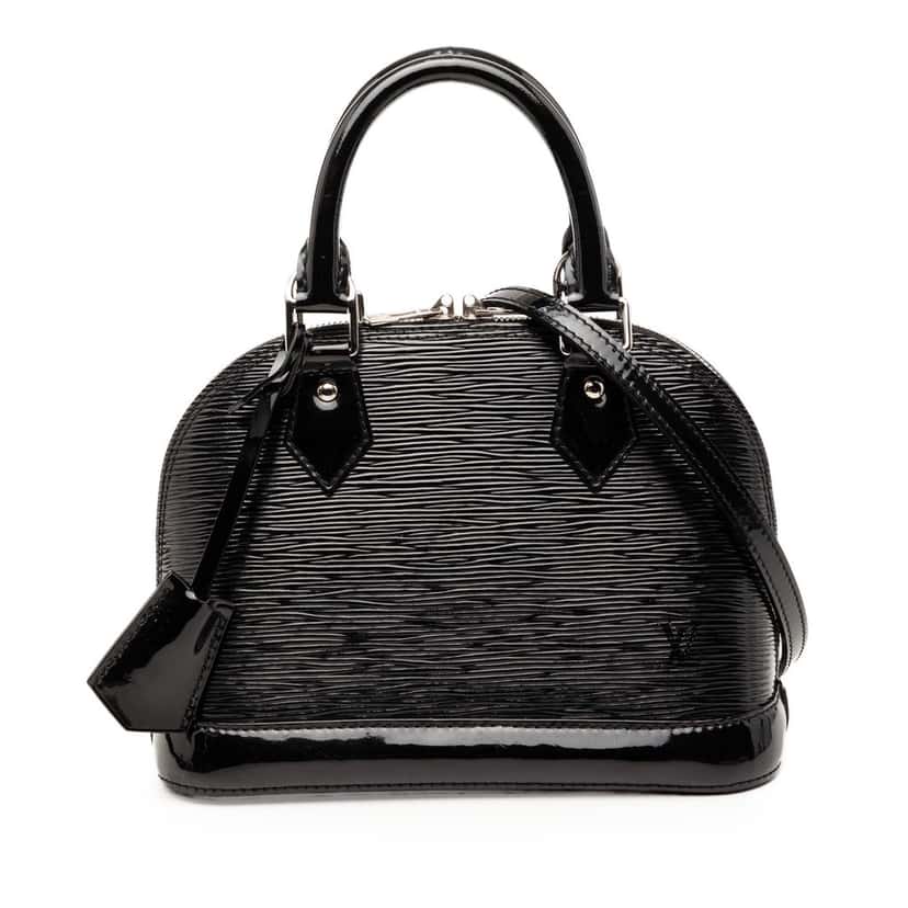 Louis Vuitton Electric Epi Alma BB Black Leather Very good condition - Front View