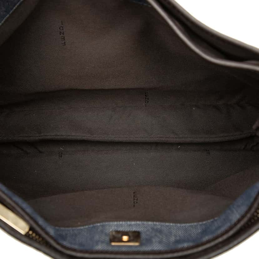 Fendi Denim Pochette Crossbody Blue Very good condition - Model View