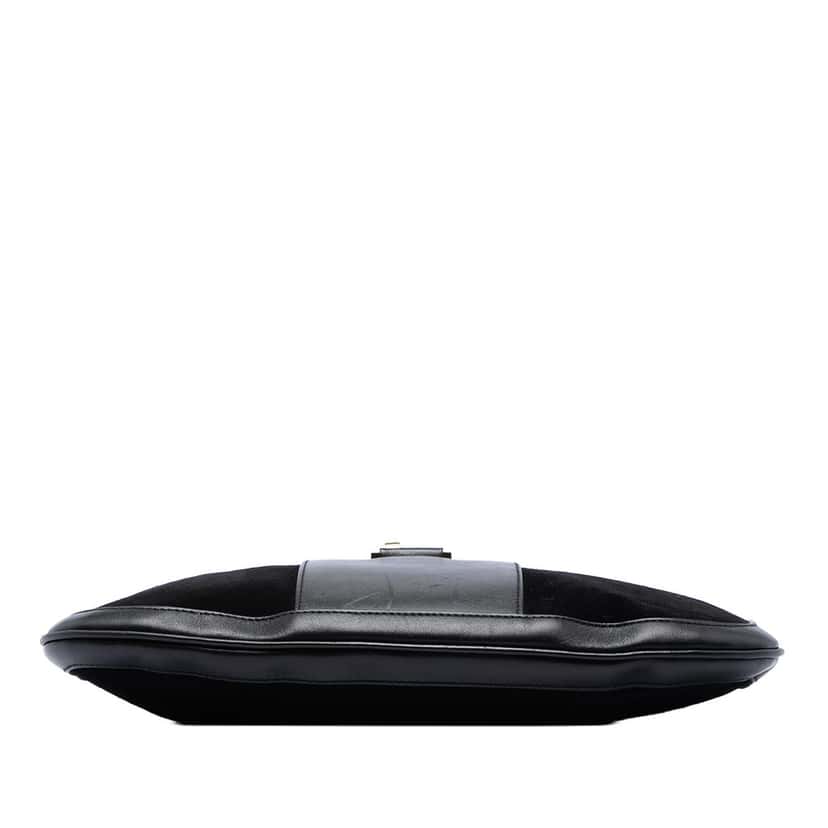 Gucci Suede Jackie Shoulder Bag Black Leather Very good condition - Inside View