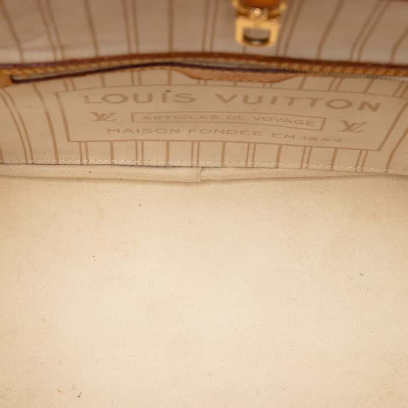 Louis Vuitton Damier Azur Neverfull PM White Very good condition - Model View