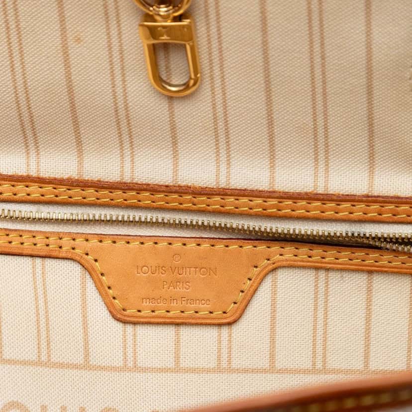Louis Vuitton Damier Azur Neverfull PM White Very good condition - Box View