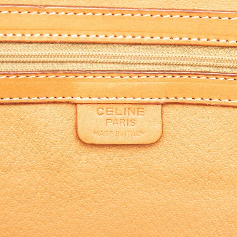 Celine Macadam Coated Canvas Dome Satchel Brown Very good condition - Box View