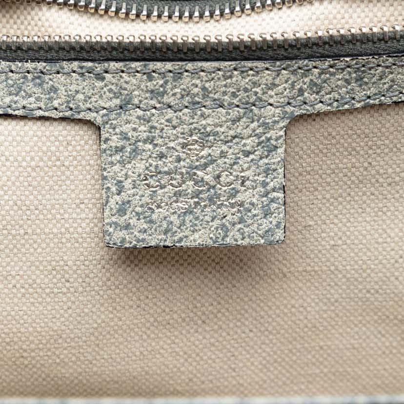 Gucci Large Speckled Leather New Bamboo Top Handle Bag Other Leather Very good condition - Box View