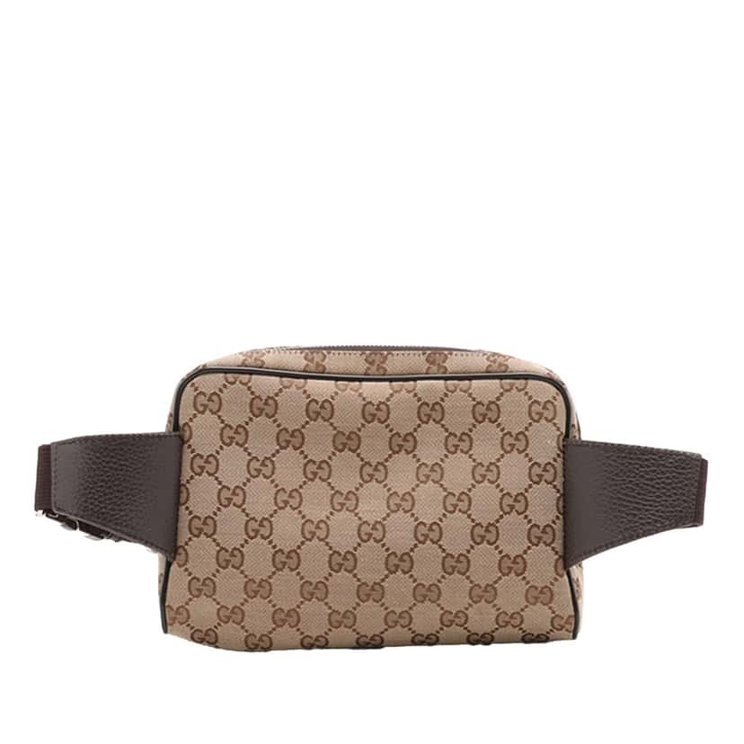 Gucci GG Canvas Belt Bag Beige Very good condition - Back View