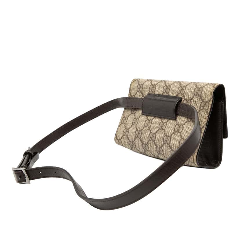 Gucci GG Supreme Belt Bag Beige Very good condition - Back View