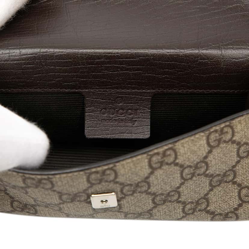 Gucci GG Supreme Belt Bag Beige Very good condition - Box View