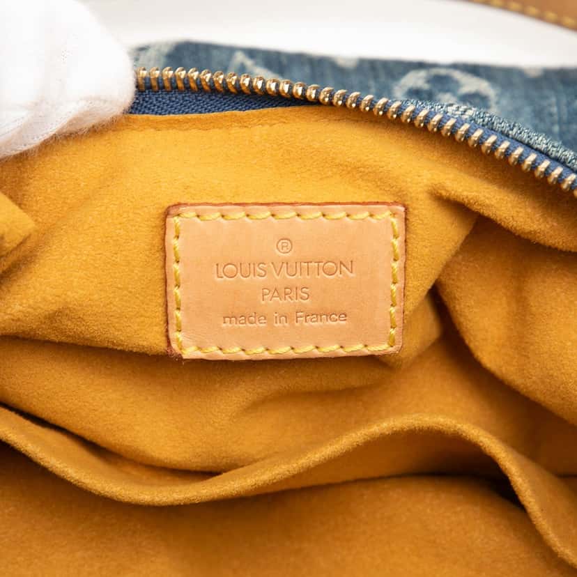 Louis Vuitton Monogram Denim Baggy PM Blue Very good condition - Box View