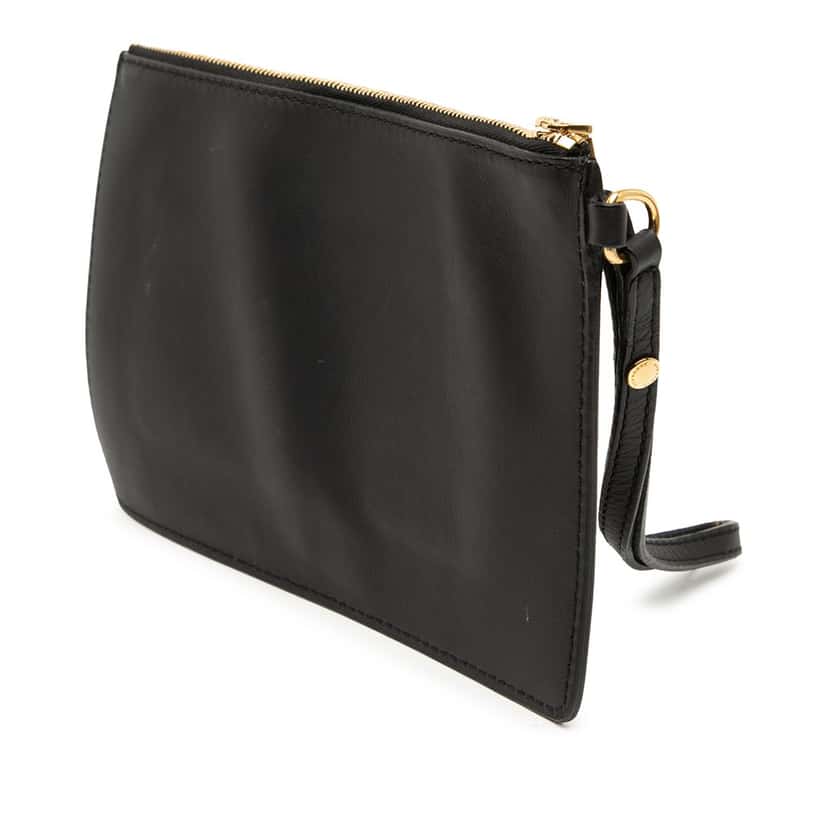 Burberry Prorsum Leather Clutch Black Leather Very good condition - Back View