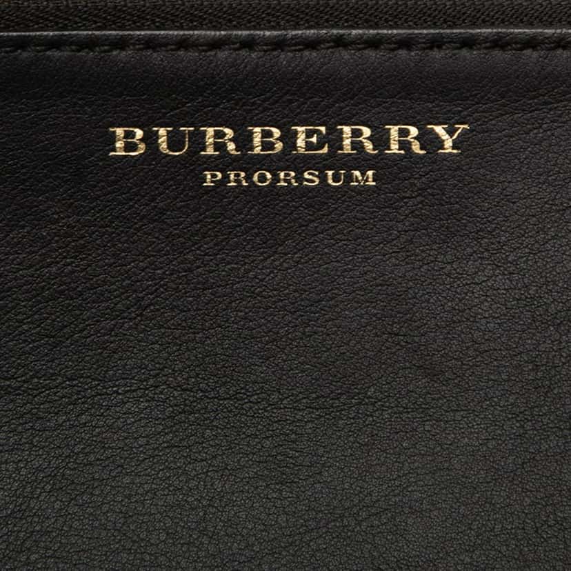 Burberry Prorsum Leather Clutch Black Leather Very good condition - Box View