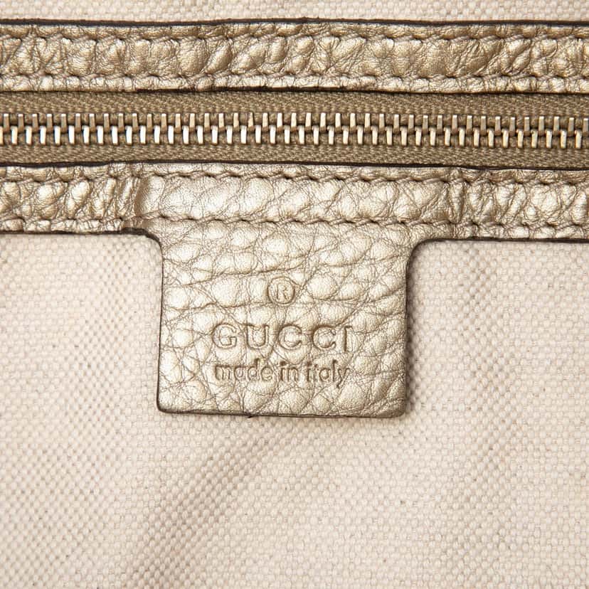 Gucci Large GG Canvas Bella Shoulder Bag Beige Very good condition - Box View