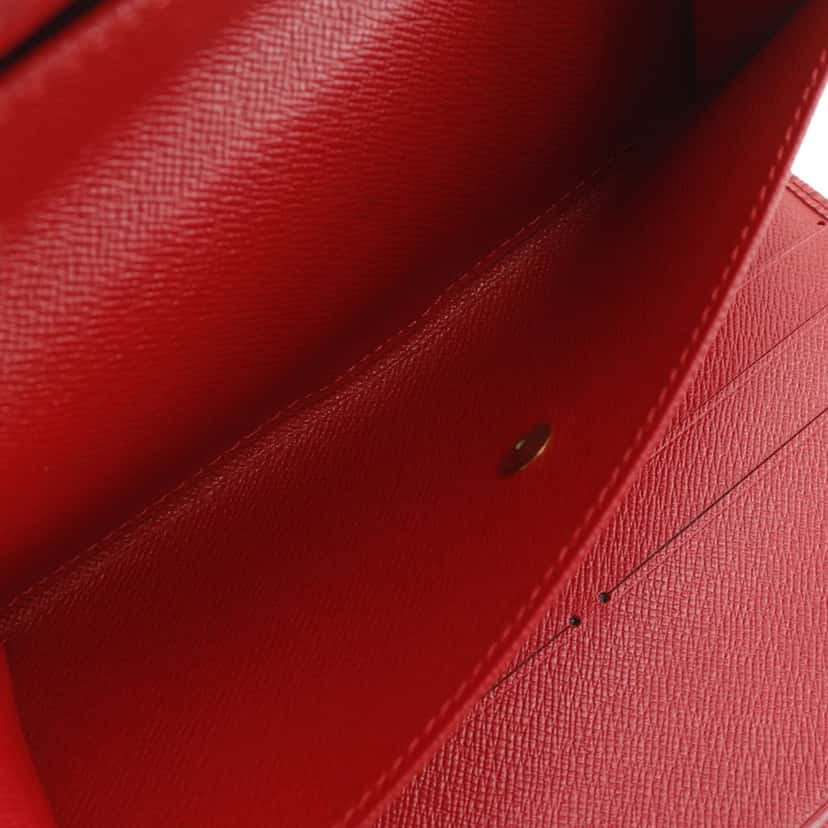 Louis Vuitton Epi Porte Tresor International Long Wallet Red Leather Very good condition - Box View