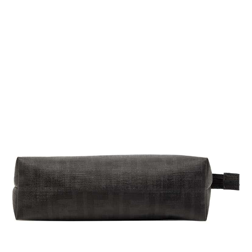 Fendi Zucca Coated Canvas Cosmetic Pouch Black Very good condition - Inside View