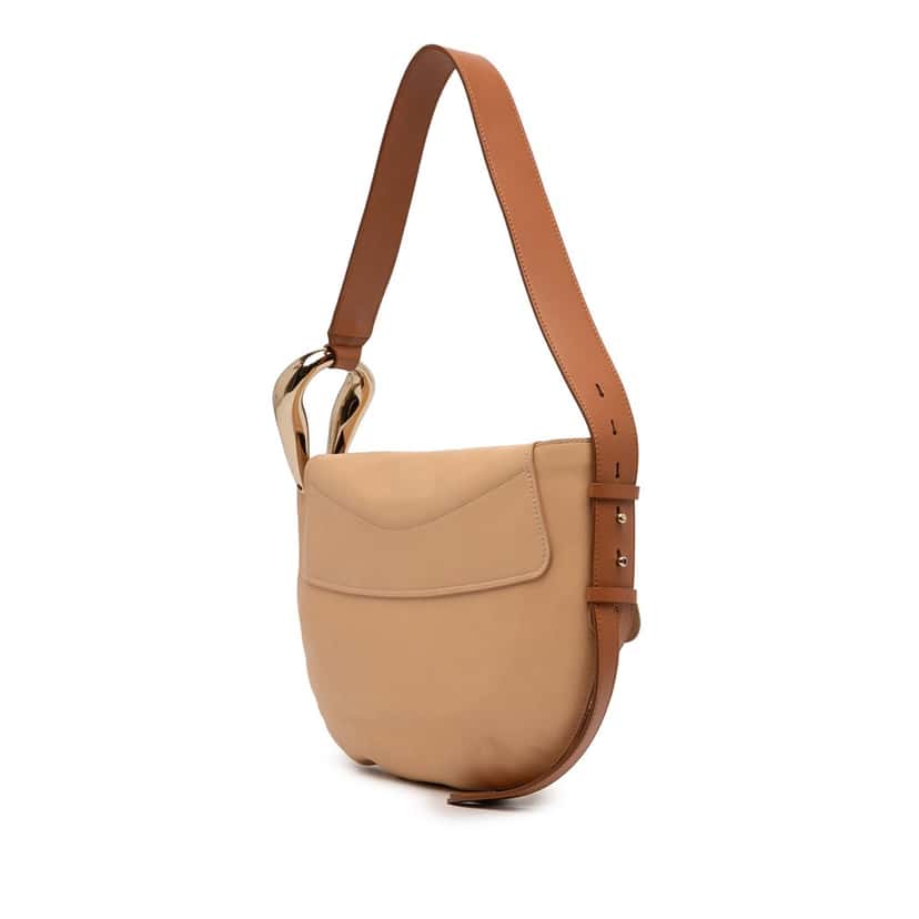 Chloé Leather Kiss Hobo Beige Leather Very good condition - Back View