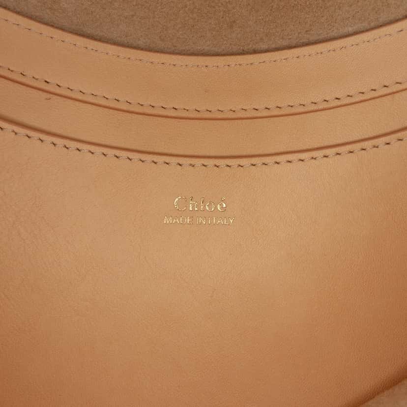 Chloé Leather Kiss Hobo Beige Leather Very good condition - Box View