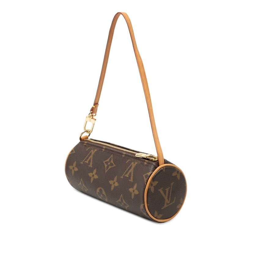 Louis Vuitton Monogram Papillon Pochette Brown Very good condition - Back View