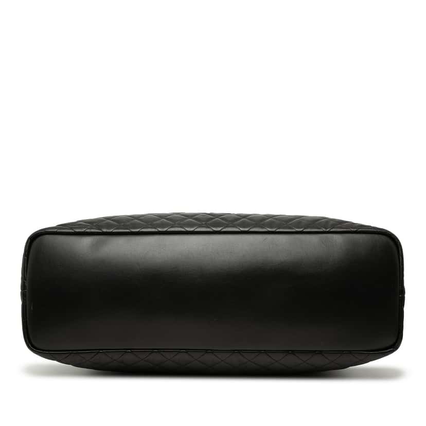 Saint Laurent Quilted Calfskin ES Giant Travel Bag Black Leather Very good condition - Inside View