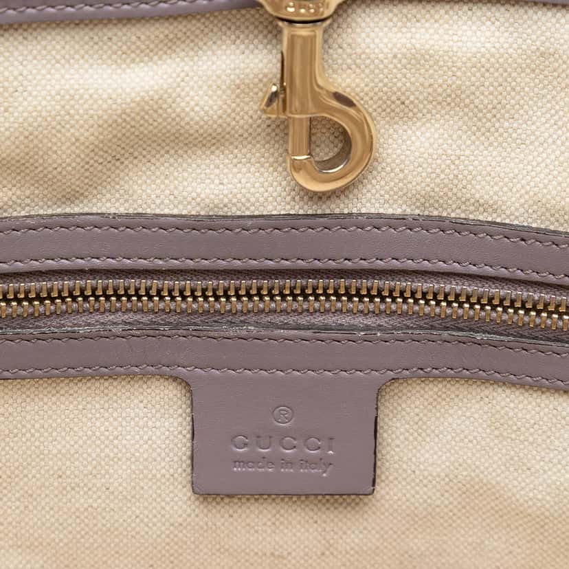 Gucci GG Canvas Heart Bit Tote Beige Very good condition - Box View