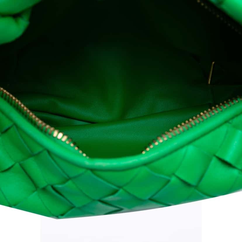 Bottega Veneta Mini Nappa Intrecciato Jodie Green Leather Very good condition - Model View