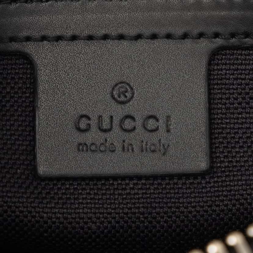 Gucci GG Supreme Web Belt Bag Black Very good condition - Box View