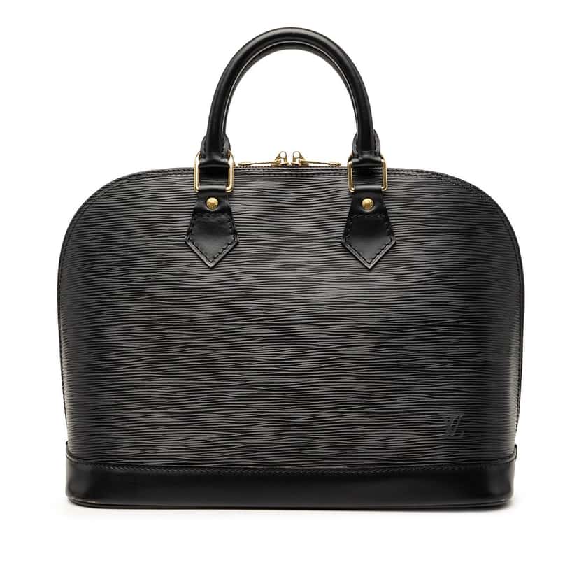 Louis Vuitton Epi Alma PM Black Leather Very good condition - Front View