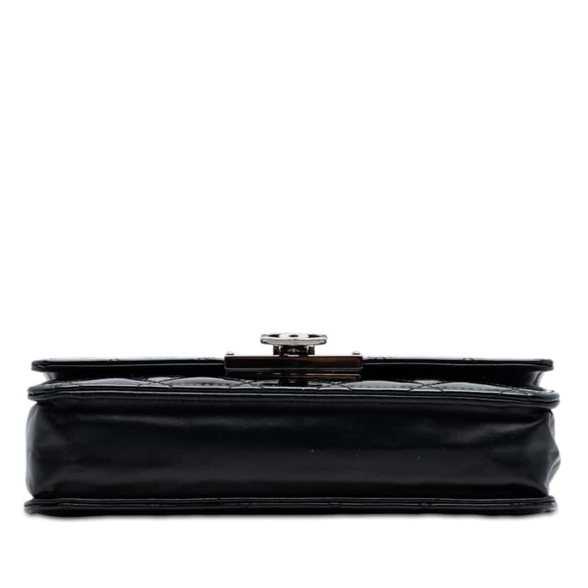 Chanel Quilted Patent Golden Class Wallet on Chain Black Leather Very good condition - Inside View