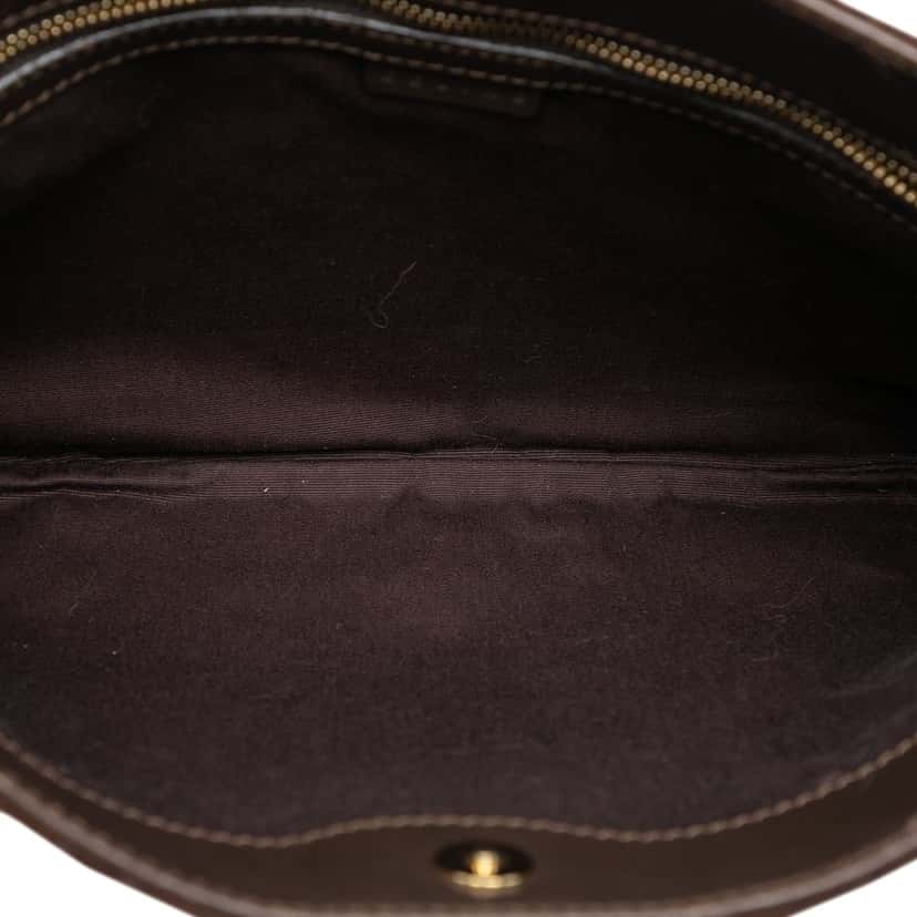 Celine C Macadam Suede Shoulder Bag Brown Leather Very good condition - Model View