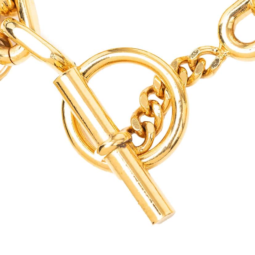 Chanel Gold Plated Lucky Charms Bracelet Gold Metal Very good condition - Box View