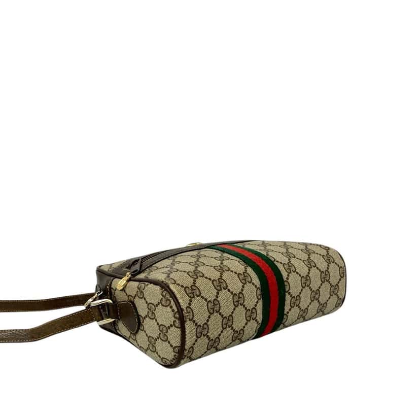 Gucci GG Supreme Web Crossbody Beige Very good condition - Box View