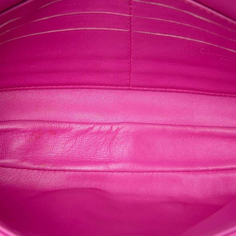 Dior Lambskin Cannage Miss Dior Promenade Crossbody Pink Leather Very good condition - Model View