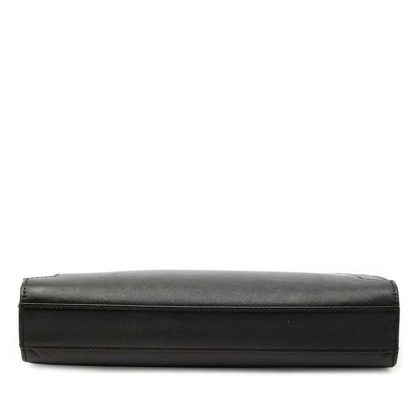 Burberry Leather Clutch Black Leather Very good condition - Inside View