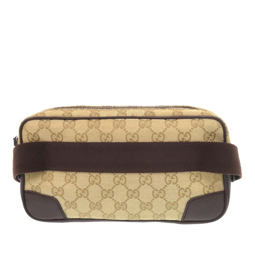 Gucci GG Canvas Crossbody Beige Very good condition - Back View
