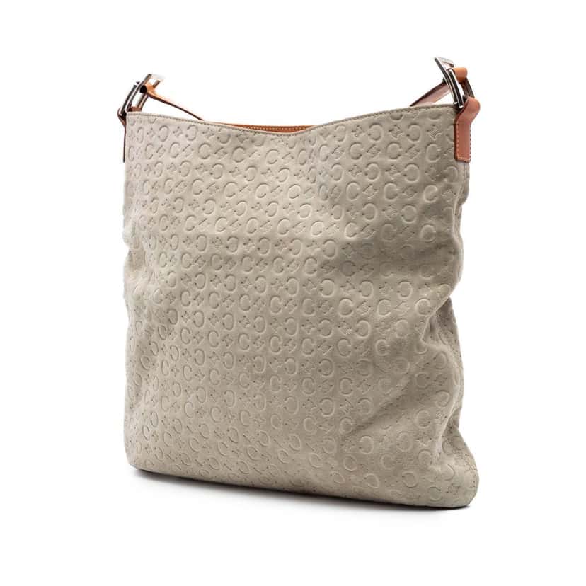 Celine C Macadam Suede Crossbody Other Leather Very good condition - Back View
