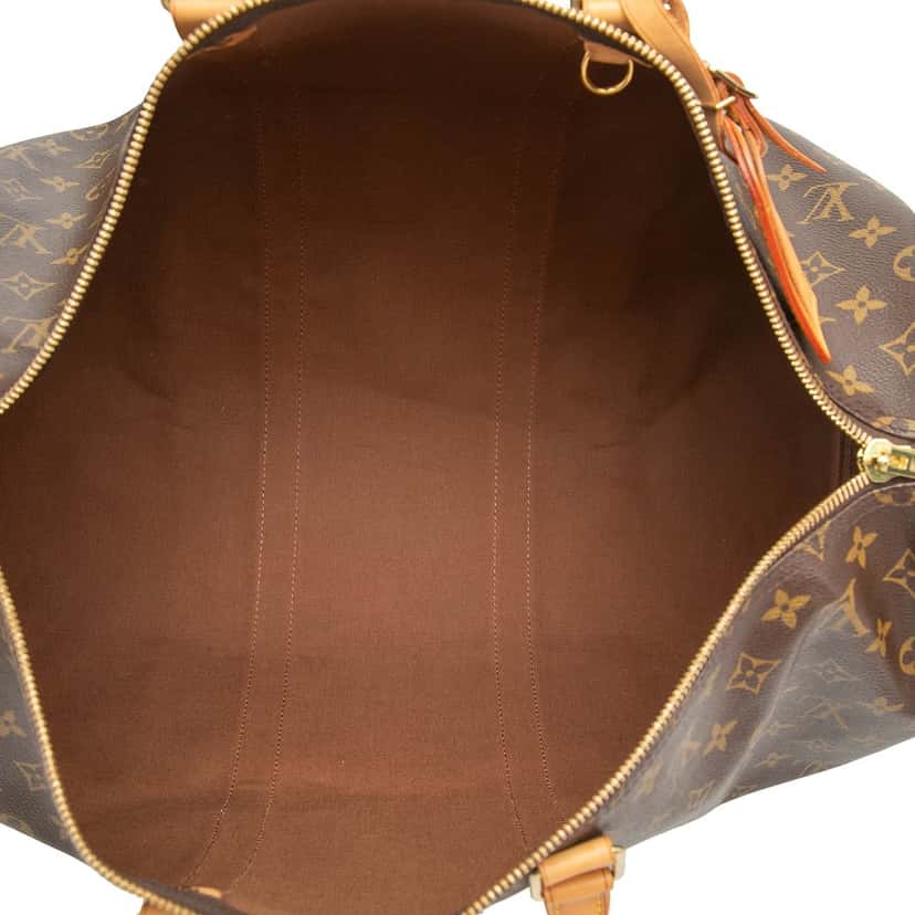 Louis Vuitton Monogram Keepall Bandouliere 50 Brown Very good condition - Model View