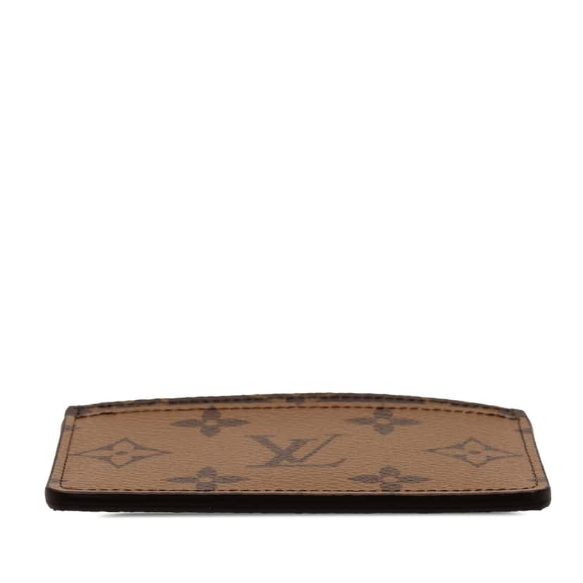 Louis Vuitton Monogram Reverse Card Holder Brown Never worn - Inside View