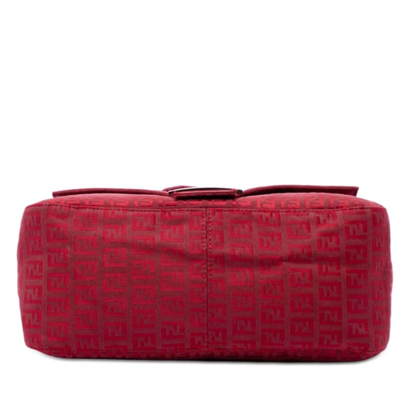 Fendi Zucchino Canvas Mamma Forever Red Very good condition - Inside View