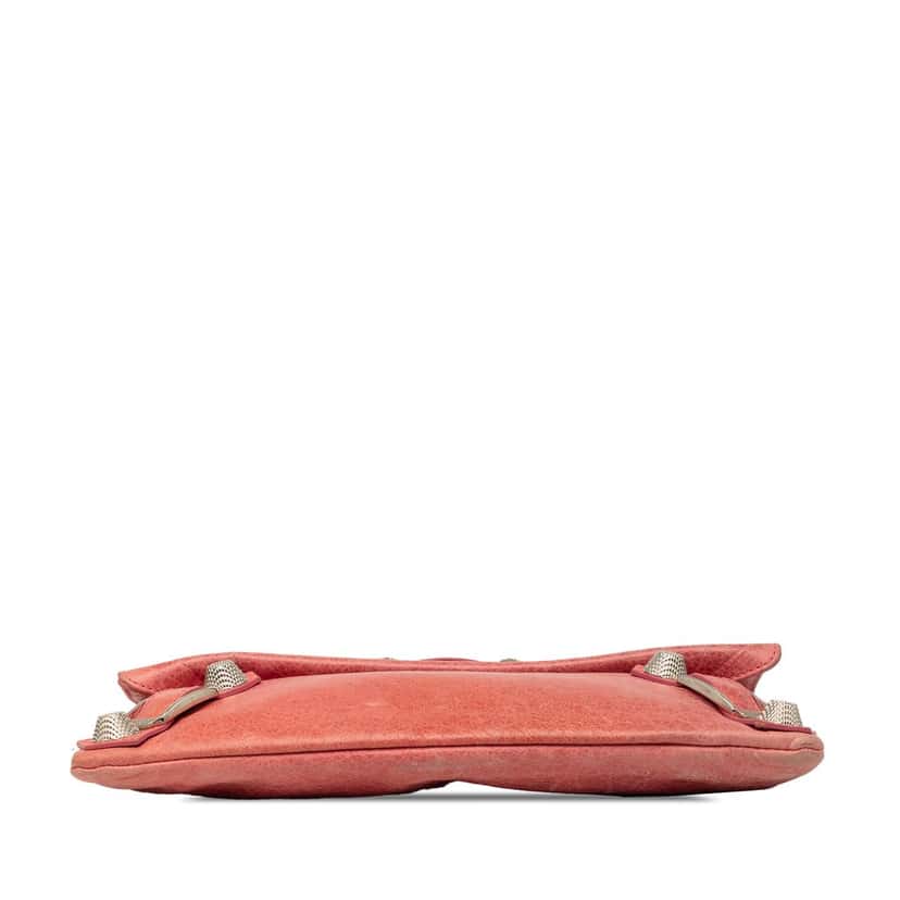 Balenciaga Lambskin Motocross Giant 12 Envelope Clutch Pink Leather Very good condition - Inside View