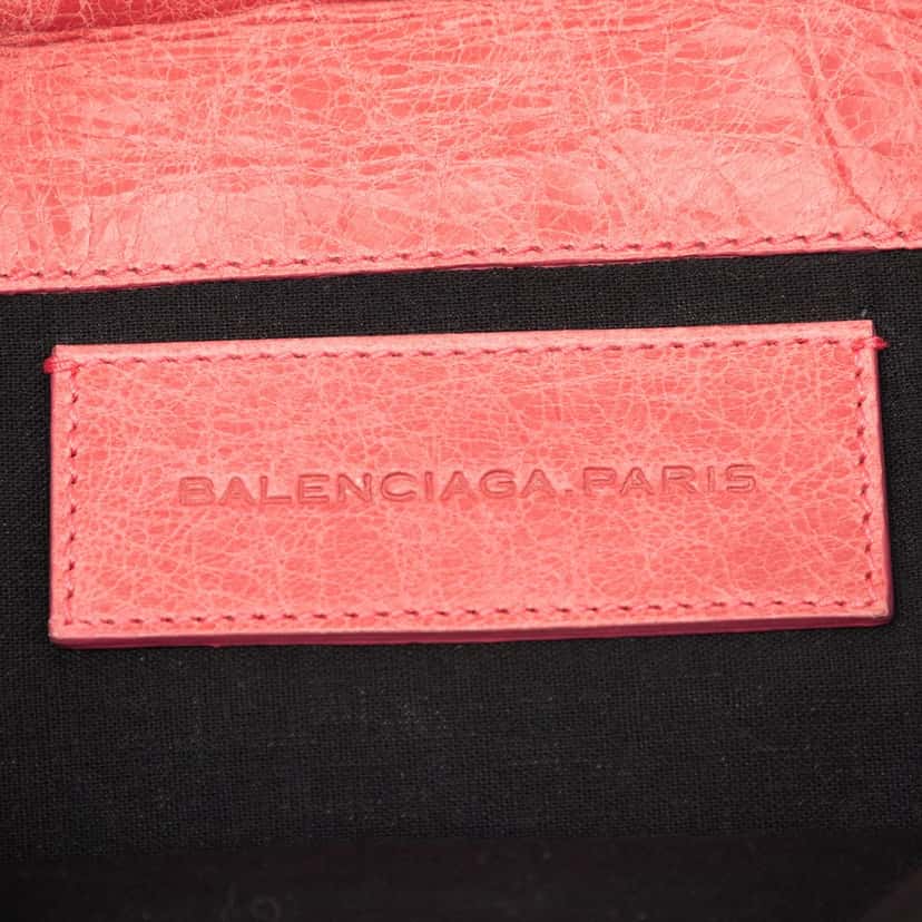 Balenciaga Lambskin Motocross Giant 12 Envelope Clutch Pink Leather Very good condition - Box View