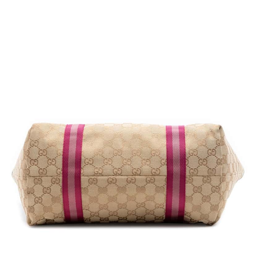 Gucci Large GG Canvas Jolicoeur Tote Beige Very good condition - Inside View