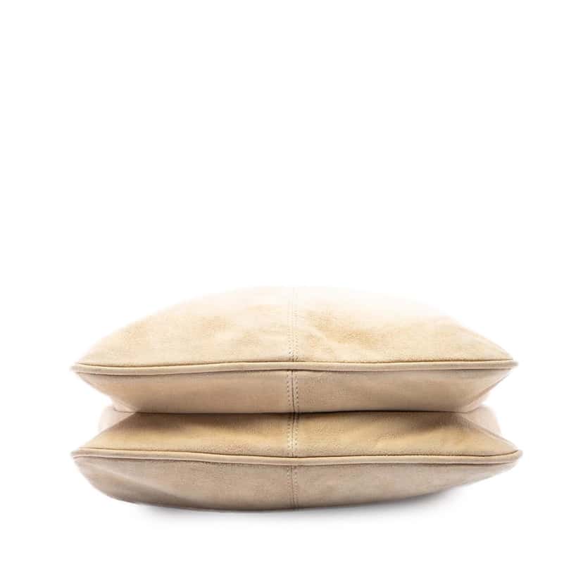 Fendi Suede FF Shoulder Bag Beige Leather Very good condition - Inside View