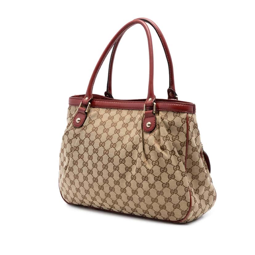 Gucci GG Canvas Sukey Tote Beige Very good condition - Back View