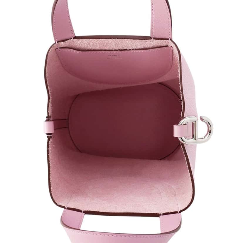 Hermès Clemence and Swift In The Loop 18 Pink Leather Very good condition - Model View