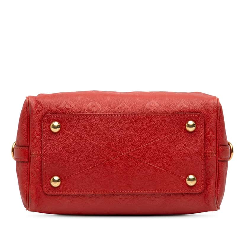 Louis Vuitton Monogram Empreinte Speedy Bandouliere 25 Red Leather Very good condition - Inside View