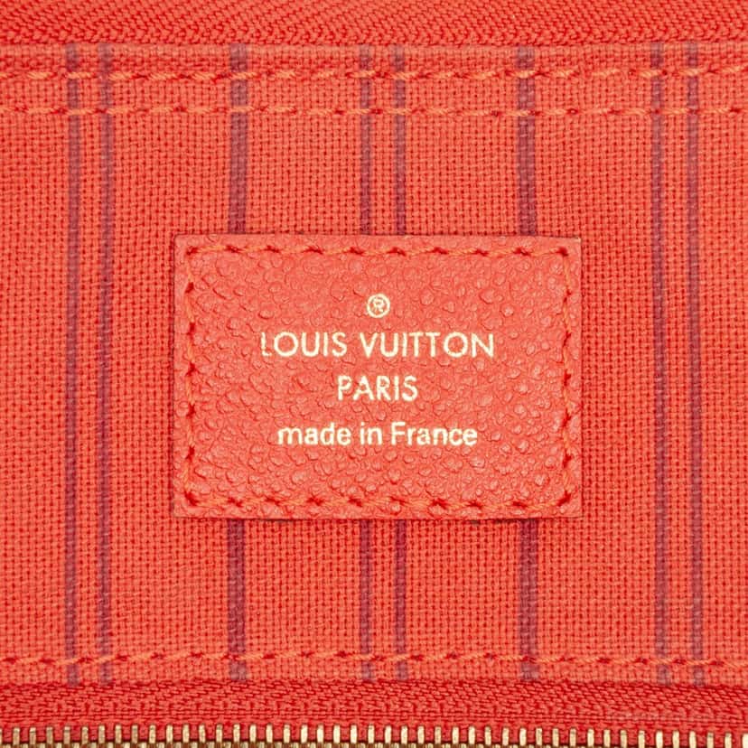Louis Vuitton Monogram Empreinte Speedy Bandouliere 25 Red Leather Very good condition - Box View
