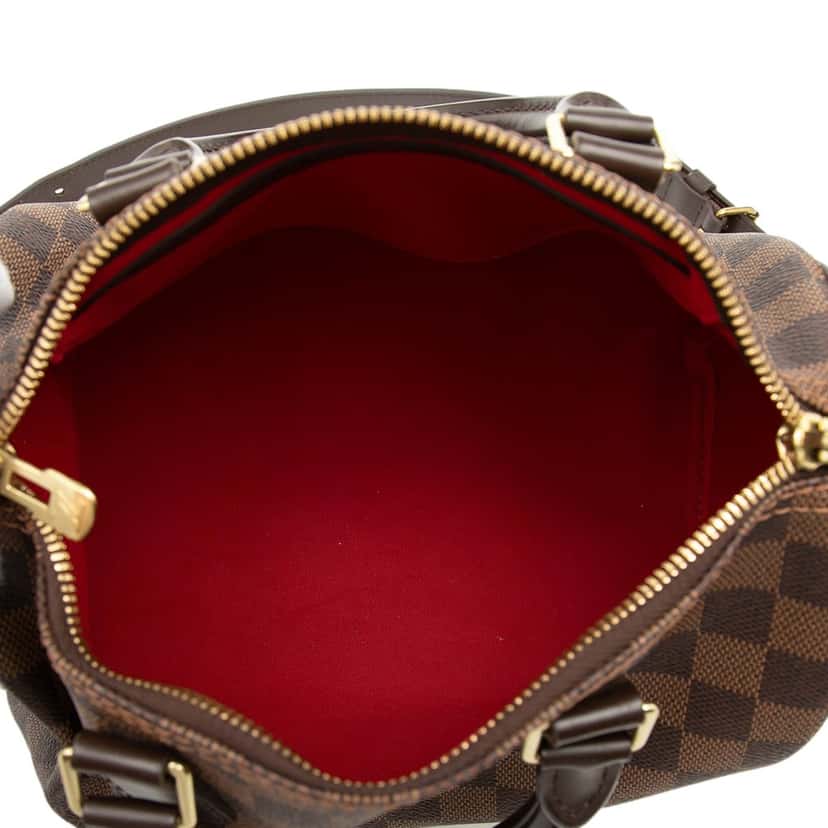Louis Vuitton Damier Ebene Speedy Bandouliere 25 Brown Very good condition - Model View