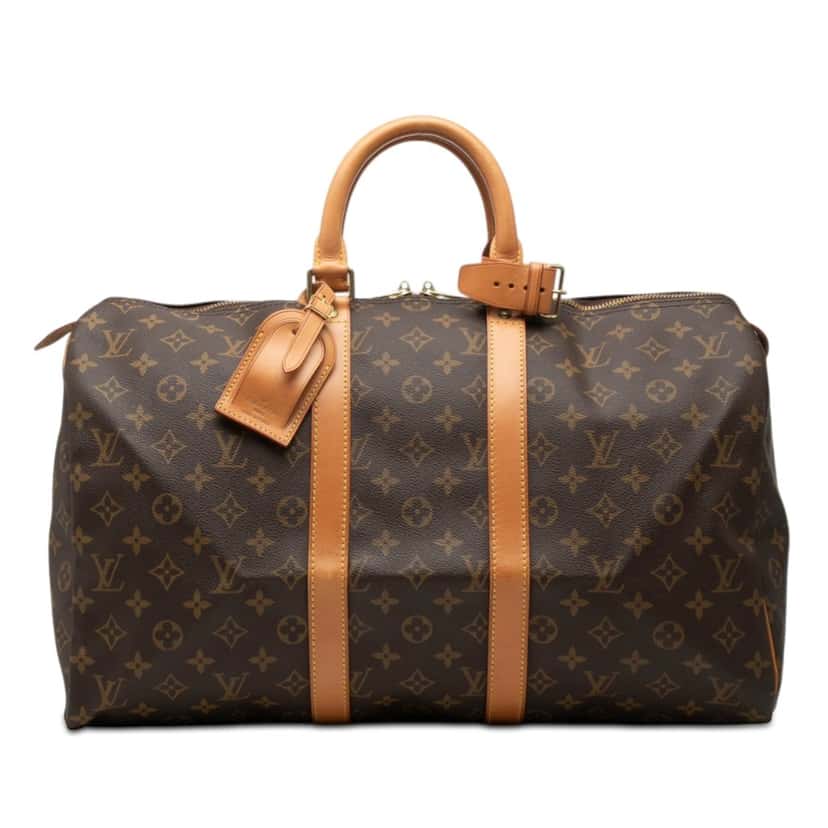 Louis Vuitton Monogram Keepall 45 Brown Very good condition - Front View