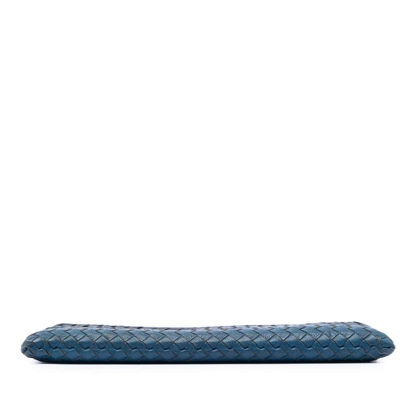 Bottega Veneta Bicolor Nappa Intrecciato Clutch Black Leather Very good condition - Inside View