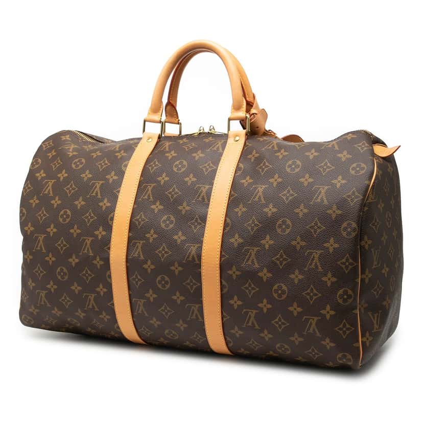 Louis Vuitton Monogram Keepall 50 Brown Very good condition - Back View